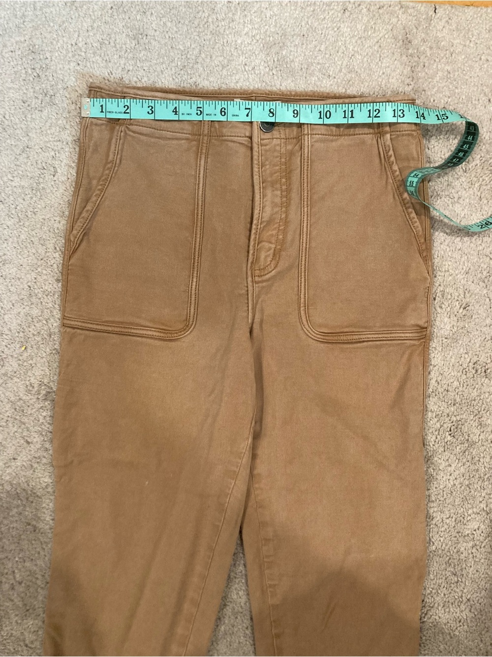 Joie Straight-Leg Utility Pants in Light Brown